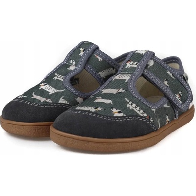 Barefoot papuče Mido 289 doggy gray
