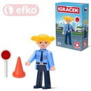Efko IGRÁČEK MINI SET Policistka s doplňky