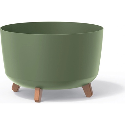 Prosperplast Květináč GRACIA STANDARD 38 cm zemitě zelený