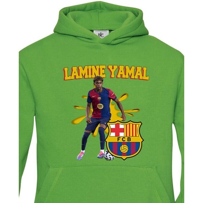 Dětská mikina Lamine Yamal Zelená