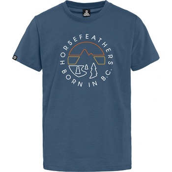 Horsefeathers Детска тениска Line Circle - moonlight blue Horsefeathers | Sin | Момчешки | S