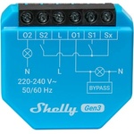 Shelly Смарт реле Shelly - 2L Gen3, двуканално, без нула, синьо (3800235261644)