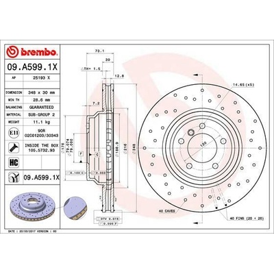 BREMBO 09.A599.1X