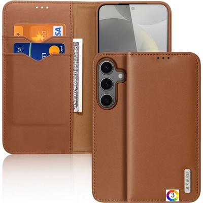 Samsung Galaxy S25 5G DUX DUCIS Wallet/ PU + TPU Кожен Калъф и Протектор