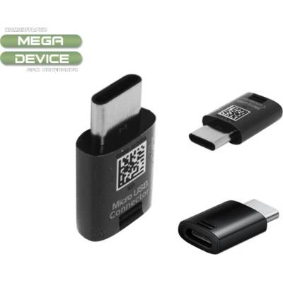 Оригинален Адаптер SAMSUNG GH98-40218B - (Galaxy S8/S8 Plus) micro USB - USB Type C Black bulk (EE-GN930)