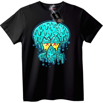 NOONEBRAND Тениска Разтичащ се Skull - M, White