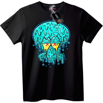 NOONEBRAND Тениска Разтичащ се Skull - M, White