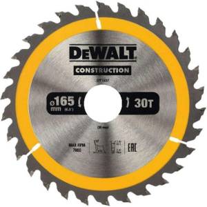 DEWALT - Режещ диск 165х30 мм, 30 зъба DT1937 (DT1937)