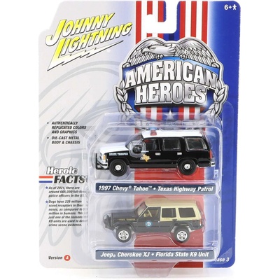 Johnny Lightning Chevrolet Tahoe 1997 + Jeep Cherokee 1:64