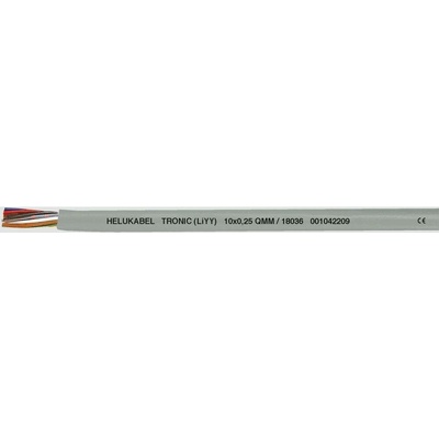 Helu 18086-1000 dátový LiYY 3 x 0.5 mm² sivá 1000 m
