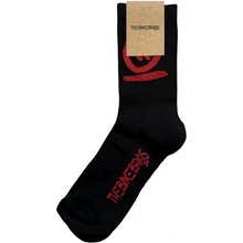 Thebikebros ponožky BIG HEAD Soft Socks černo červená