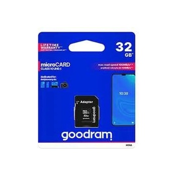 GOODRAM microSDHC 32GB UHS-I U1 + adapter M1AA-0320R12