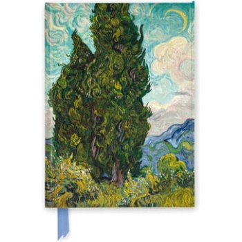 Flame Tree Publishing Vincent van Gogh: Wheat Field with Cypresses (Foiled Journal)