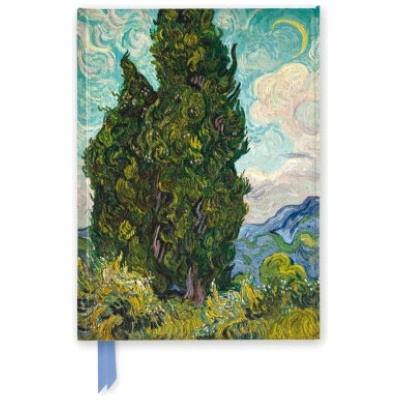 Flame Tree Publishing Vincent van Gogh: Wheat Field with Cypresses (Foiled Journal) | Flame Tree Publishing