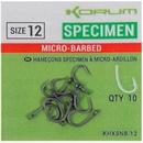 Korum Xpert Specimen Hooks Barbed vel.6 10 ks