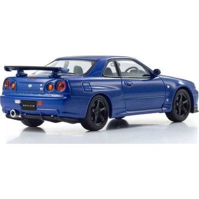 Kyosho Nissan Skyline R34 GT R V Spec II Bayside Blue 1:43