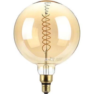V-TAC LED žiarovka E27 G200 8W 1800K filament stmievateľná