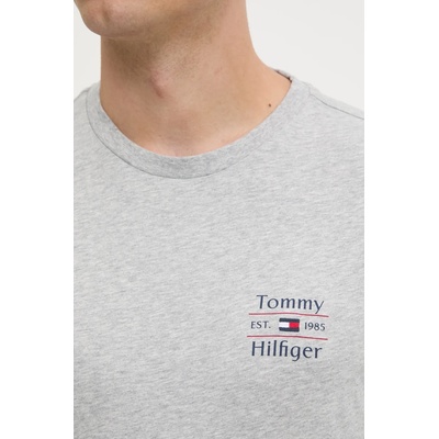 Tommy Hilfiger Памучна тениска Tommy Hilfiger в сиво с принт MW0MW38622 (MW0MW38622)