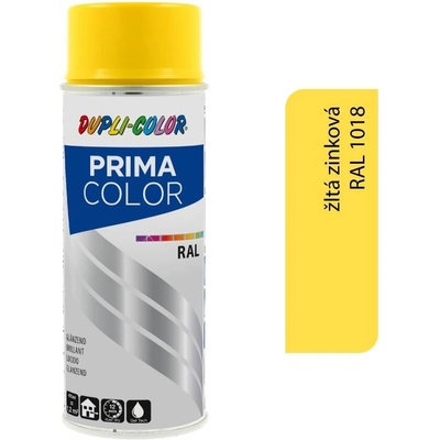 Dupli-color Prima RAL1018 400 ml žltá zinková lesk