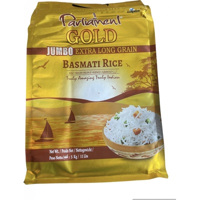 Parliament gold jumbo extra dlouhá basmati rýže 5 kg – Zboží Dáma