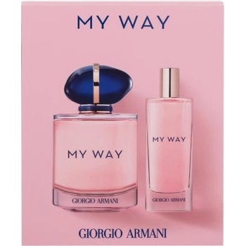 Giorgio Armani My Way подаръчен комплект: EDP 90 ml + EDP 15 ml за жени