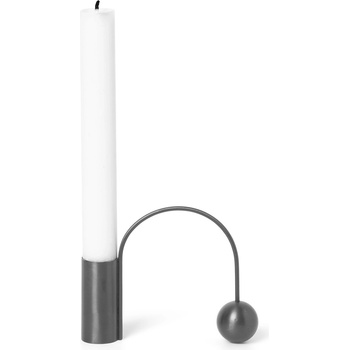 ferm LIVING Свещник Balance от месинг тъмносив (5753)