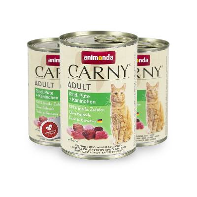 Animonda Carny Adult konzerva morka a králik 400 g