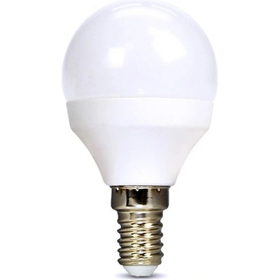 Solight LED žárovka , miniglobe, 8W, E14, 3000K, 720lm, bílé provedení WZ425-1