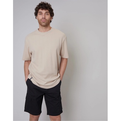 Threadbare Тениска Threadbare Men's Batley Regular Fit T-Shirt - Silver Cloud