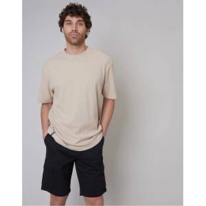 Threadbare Тениска Threadbare Men's Batley Regular Fit T-Shirt - Silver Cloud