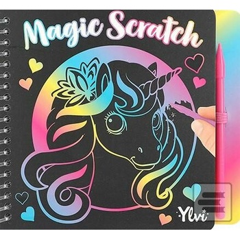 Ylvi magic Scratch bloček s dúhovým podkladom
