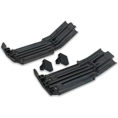 Traxxas Скидплейт преден или заден Traxxas Xmaxx Skidplate, front (1), rear (1)/ rubber impact cushion (2), TRX7744 (TRX7744)