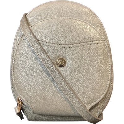 Hexagona dámská kožená crossbody na mobil stříbrná 688373 4600 argent stribrna