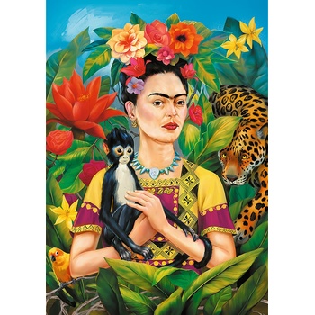 Trefl - Puzzle Premium Plus: Portrait of Frida Kahlo - 1 000 piese