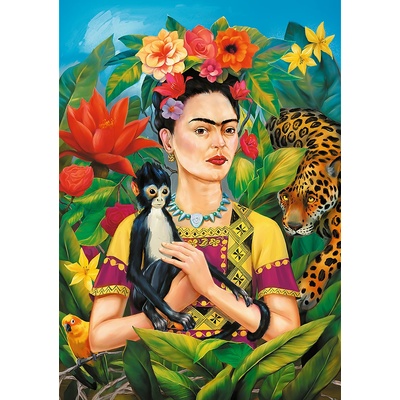 Trefl - Puzzle Premium Plus: Portrait of Frida Kahlo - 1 000 piese