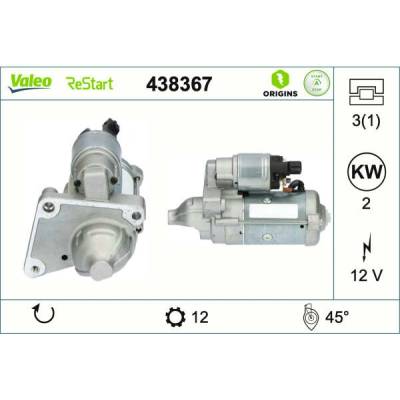 Startér VALEO 438367