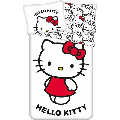 Jerry Fabrics bavlna obliečky Hello Kitty 140x200 70x90