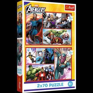 Trefl Puzzle - 2x70 - Become a Hero Trefl 34439
