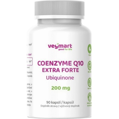 Vegmart Koenzým Q10 Extra forte ubiquinón 200 mg 90 kapsúl