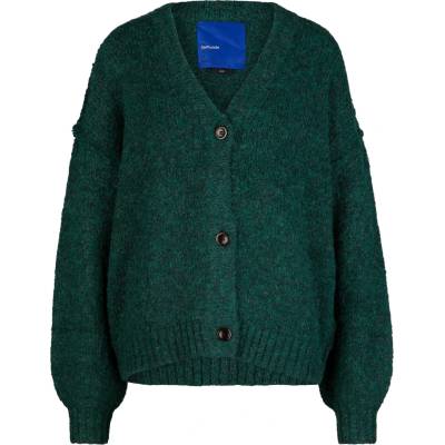 Selfhood Дамски вълнен пуловер Selfhood Women's Knitted Mohair Cardigan Cardigan - Darkgreen (105-6933-0112)