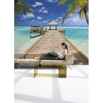 Komar 8-921 papírová fototapeta Beach Resort rozměry 368 cm x 254 cm