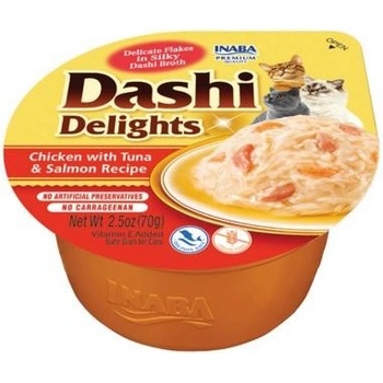 Ciao Dashi Delights kura s tuniakom a lososom 70 g