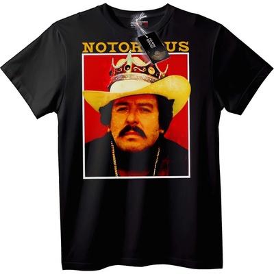 NOONEBRAND Тениска Прочут крал - M, Black