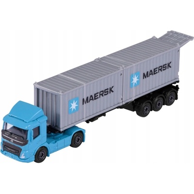 MAJORETTE MAERSK VOLVO NÁKLADNÉ AUTO NOVÝ KOV 1:87