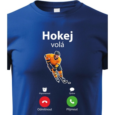Dětské tričko Hokej volá ModráCanvas Dětské tričko Bezvatriko.cz 2895