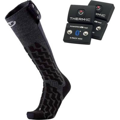 Vyhřívané ponožky THERM IC PowerSock Heat + THERM IC S Pack 1400 Bluetooth Černá