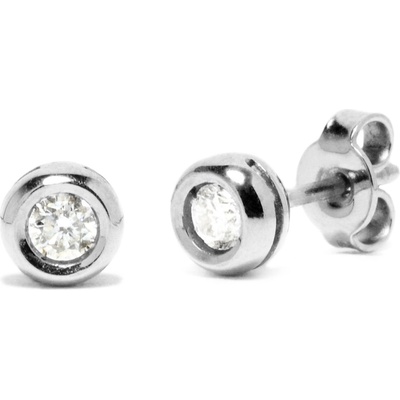 Blink-Blink očarujúce diamantové náušnice biele zlato 3034BDG