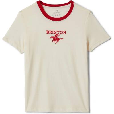 Brixton Дамска тениска Brixton Women's Pegasus Slim Crew Tee T-shirt - Vintage White (916-5602-0114)