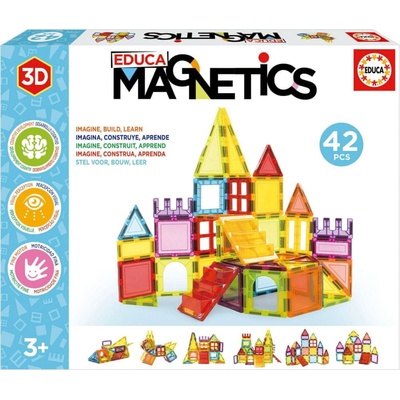 EDUCA magnetická stavebnice Magnetics 42 ks