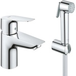 GROHE Start Edge - Смесител за мивка с хигиенен душ, хром 23773001 (23773001)